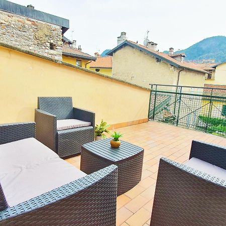 King Como Lake Center 9 Posti Letto- Grande Terrazza - 2 Bagni Privati Eksteriør bilde